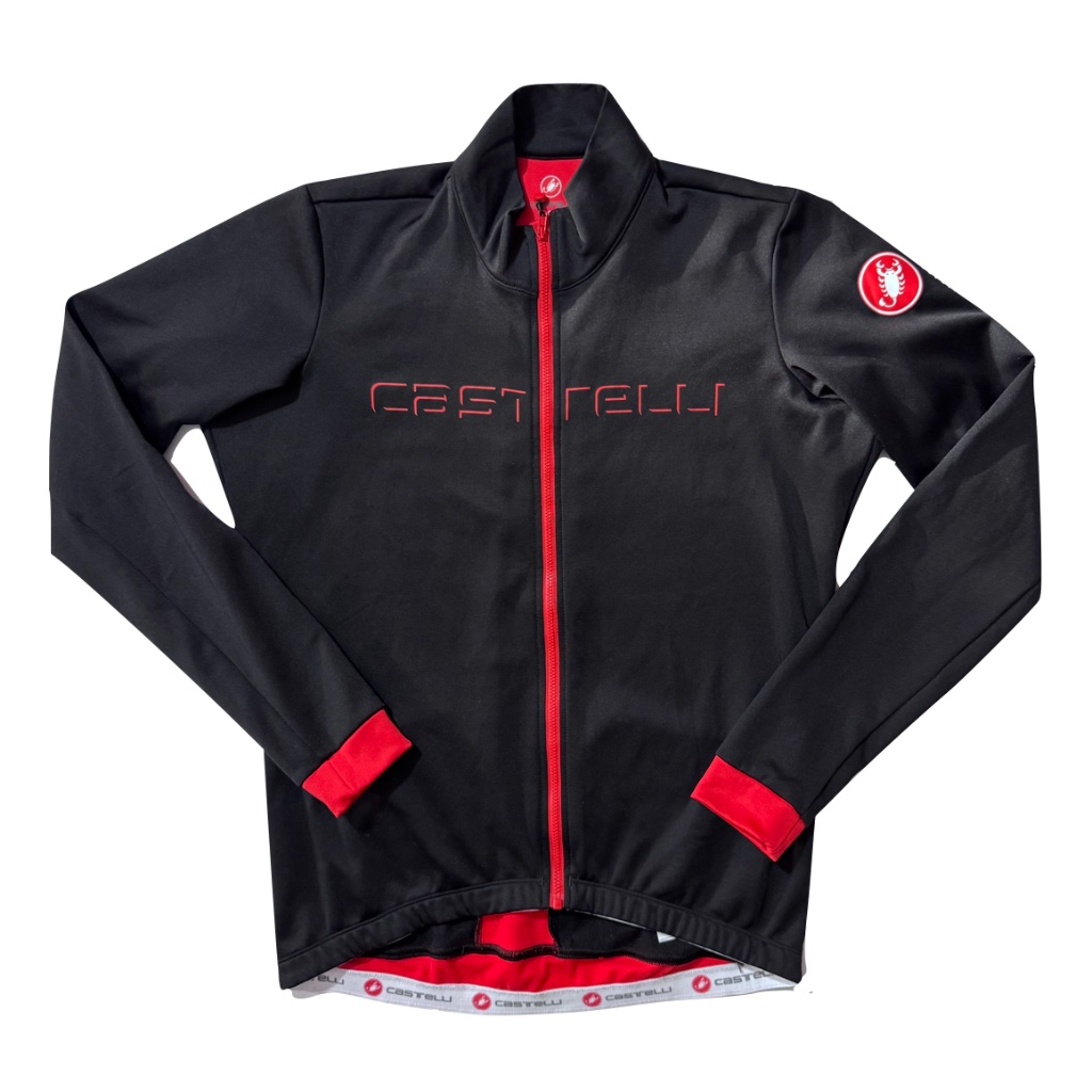 Castelli Fondo Jersey Fz In Black Men's Size Large